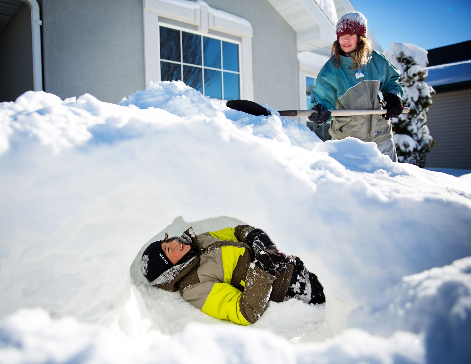 Snow fort